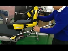 Serie quirúrgica del tenedor del estribo de la laparoscopia de ginecología del tenedor de la pierna de la manija del apretón con los cojines de la pierna