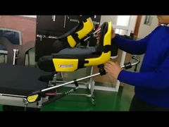 Tenedor de la preparación de la pierna del Lithotomy del carril lateral del estribo del tenedor de la pierna de la mesa de operaciones Sus304